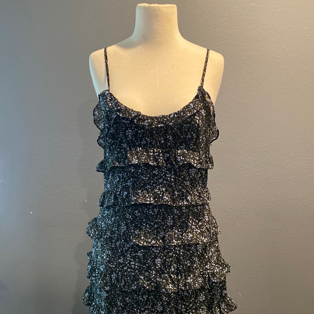 etophe studios Textured Ruffled Maxi Dress